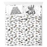 $42 Jay Franco Kids Sheet Set with Fitted, Flat...