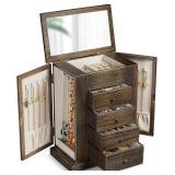 $64 Emfogo Jewelry Box for Women, 5 Layer Large...