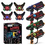 $70 ArmoGear Set of 4 Laser Tag Guns with Vests...