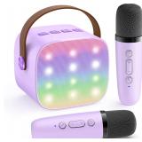 $24 Karaoke Machine for Kids, Portable Mini...