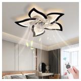 $70 Low Profile Ceiling Fans with Lights,27.2 ...
