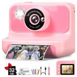 $33 Kids Camera Instant Print, Kids Camera...