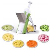 $34 ONCE FOR ALL Safe Mandoline Slicer, Multi...