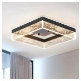$77 Qcyuui LED Flush Mount Ceiling Light,...