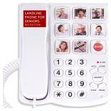 $29 Uvital Big Button Phone for Seniors, Corded...