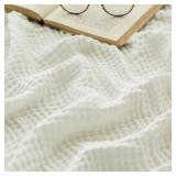 $33 EMME Cotton Blanket for Couch Breathable...