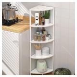 $27 5 Tier Corner Shelf Stand, 44.1' Kitchen...