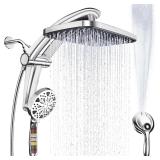 $50 Rain Shower Head with filtered Handheld...