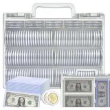 $38 FULLCASE Coins Collector Case Holder Coin...