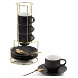 $27 Lareina 3-Ounce Espresso Cups Set of 4,...