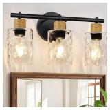 $40 Bathroom Light Fixtures, 3-Light Coastal...