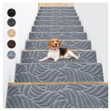 $37 Non Slip Stair Carpet Treads for Wood...