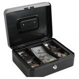 $31 xydled Locking Steel Large Cash Box with...