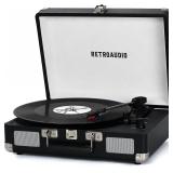 $88 Vinyl Record Player 3-Speed Bluetooth...