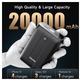 $39 imuto 100w Power Bank, 20000mAh 4-Output...