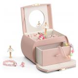 $29 Vlando Musical Jewelry Box with Spinning...