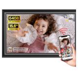 $90 64GB 15.6' Frameo Digital Picture Frame...