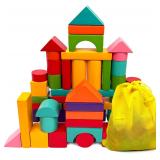 $20 Cheardia 100 Pack Wooden Building Blocks