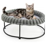 $33 Sunhoo Elevated Cat Bed for Indoor Cats...
