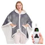 $60 greenoak Wearable Heated Throw Blanket...