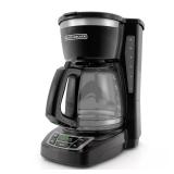 $41 BLACK+DECKER 12-Cup Black Programmable...