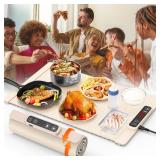 $43 Electric Warming Tray, Food Warming Mat...