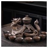 $95 Dragon Tea Sets with Infuser Semi Automatic...
