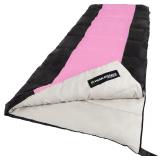 Sleeping Bag - 3 Season Warm and Cool Weather...