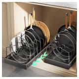 $38 Pull Out Pots and Pans Organizer Under...