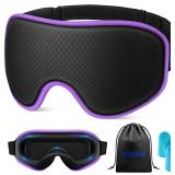 WAOAW Sleep Mask for Men Women: Blackout Eye...
