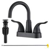 KPW Bathroom Sink Faucet 2 or 3 Hole Matte...