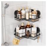 TAILI 2 Pack Corner-adaptive Suction Cup Shower...