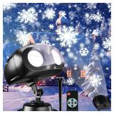 Christmas Projector Lights Outdoor, Snowflake...