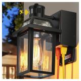 $60 Porch Lights with GFCI Outlet, Dusk to Dawn...