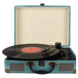 $45 Record Player Vintage 3-Speed Bluetooth...