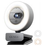 $40 GUSGU G910 2K Quad HD Webcam for PC, with...