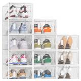 $32 Shoe Storage, 12 Pack Shoe Organizer for...
