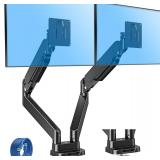 $130 MOUNTUP Dual Monitor Mount Fits Max 39'...