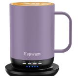 $80 Kepwam Self Heating Coffee Mug T1-16oz Fast...