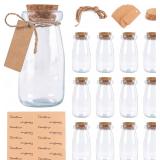 OurWarm 3.4oz Small Glass Jars with Lids, 12PCS...