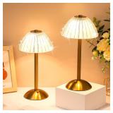 $36 Liliful 2 Pcs Cordless Table Lamp...