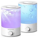 $40 MEGAWISE 2 pack 3.5L Ultrasonic Cool Mist...