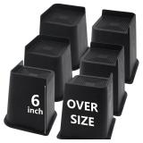 $35 6 Pack Bed Risers 6 inch Heavy Duty,...