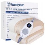 $61 Westinghouse Heated Throw Blanket, Electric...