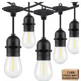 $108 Lakumu 2-Pack 96FT Outdoor String Lights...
