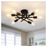 $61 ASGYISA Semi Flush Mount Modern Ceiling...