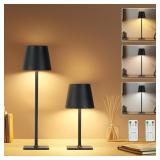 $74 Cordless Table Lamp with Timer 2 Pack,...