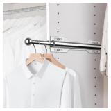 $23 FIRJOY 12' Valet Rod for Closet Pull Out (1...