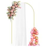 $36 7.2FT Metal Arch Backdrop Stand Gold Arched...