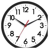 $13 AKCISOT Wall Clock, Modern Small Wall...